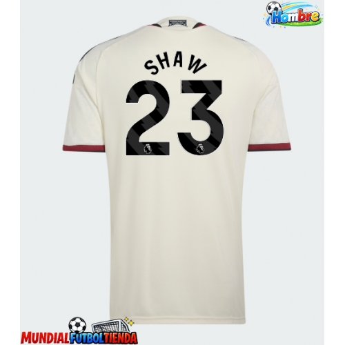 Camiseta Manchester United Luke Shaw #23 Tercera Equipación Replica 2026-27 mangas cortas